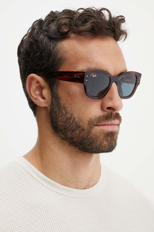 Ray-Ban okulary przeciwsłoneczne 0RB7681S brązowy AA00