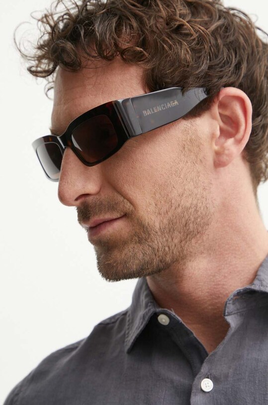 Balenciaga okulary przeciwsłoneczne BB0328S brązowy AA00