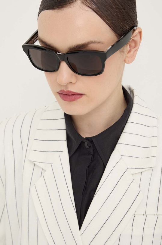 Balenciaga ochelari de soare BB0346S negru AA00