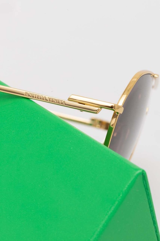 Bottega Veneta okulary przeciwsłoneczne BV1302S złoty