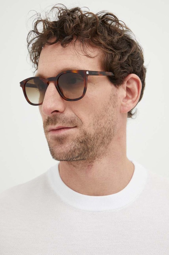 Sluneční brýle Saint Laurent SL.28 hnědá AA00
