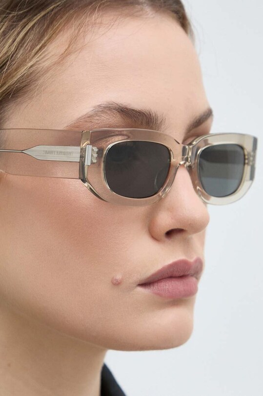 Аксесуари Сонцезахисні окуляри Saint Laurent SL.697 бежевий