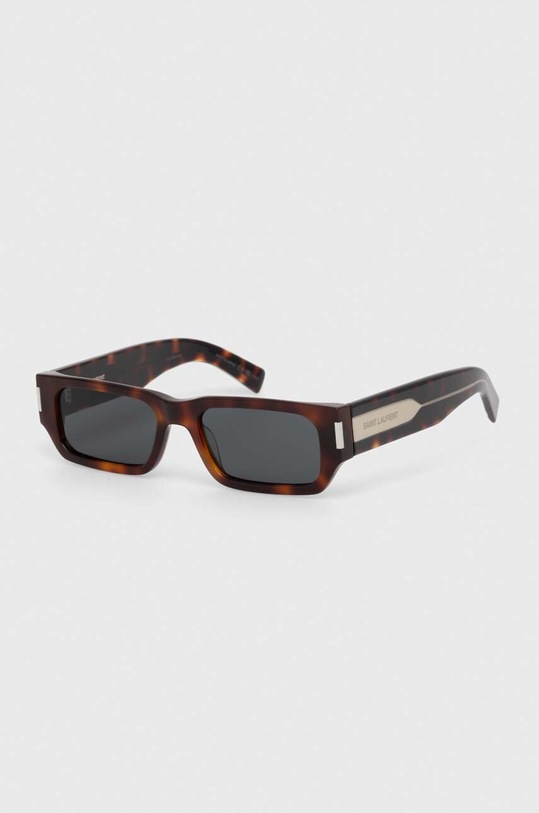 Saint Laurent ochelari de soare dreptunghiular maro SL.660