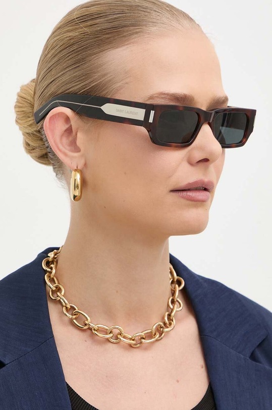 Saint Laurent ochelari de soare SL.660 maro AA00