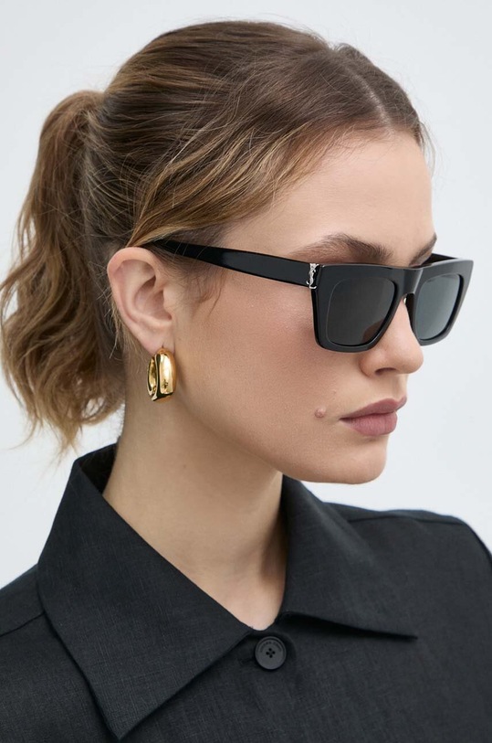 Akcesoria Saint Laurent okulary przeciwsłoneczne SL.M131 czarny