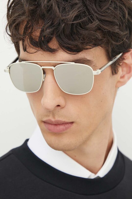 Saint Laurent okulary przeciwsłoneczne SL.665 beżowy AA00