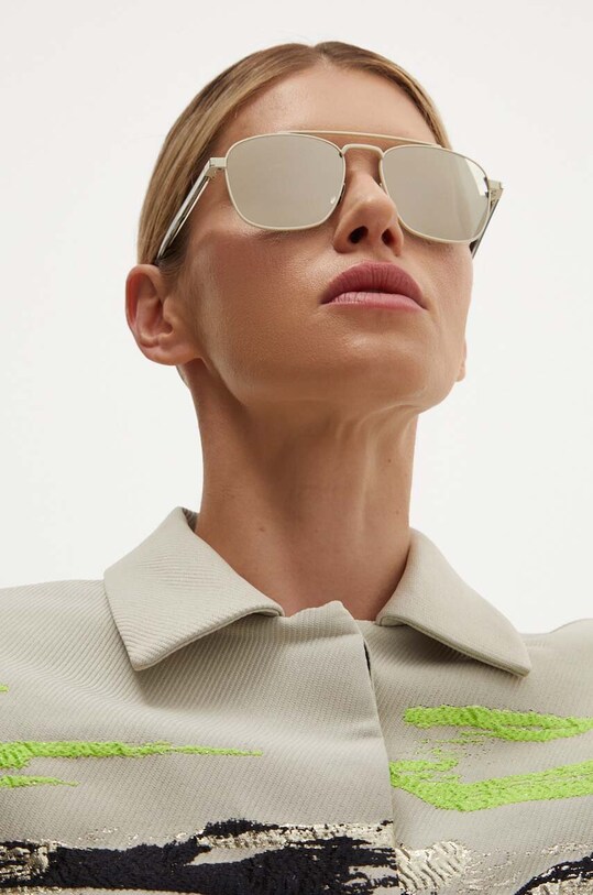 Akcesoria Saint Laurent okulary przeciwsłoneczne SL.665 beżowy