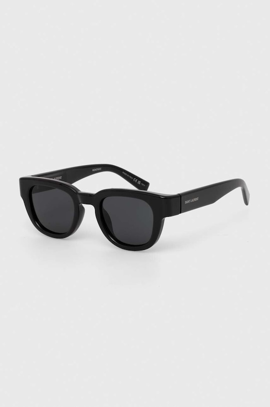 Saint Laurent okulary przeciwsłoneczne jednolita czarny SL.675