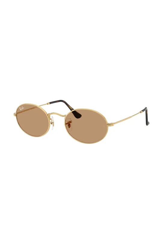 Ray-Ban ochelari de soare OVAL nu galben 0RB3547