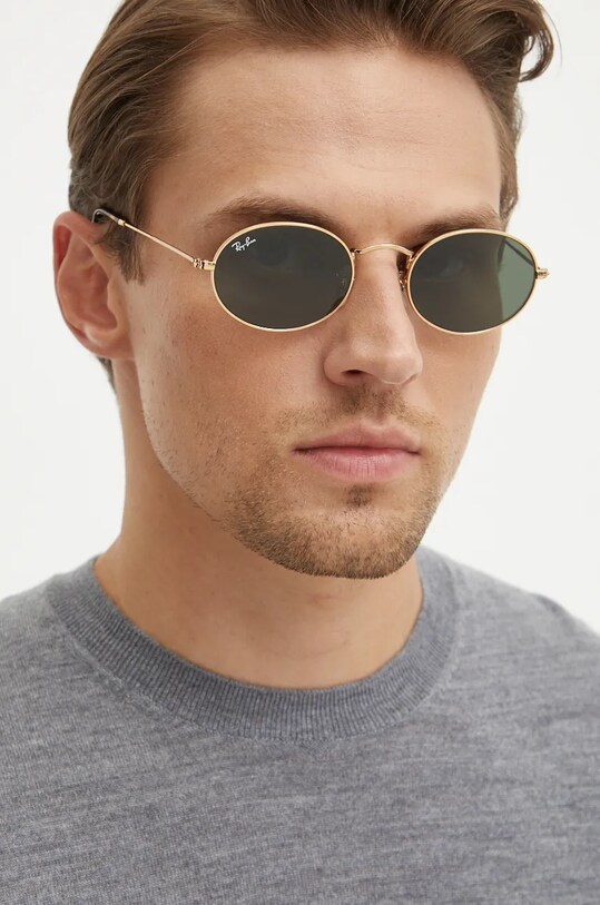 Kiegészítők Ray-Ban napszemüveg OVAL 0RB3547N.001 arany