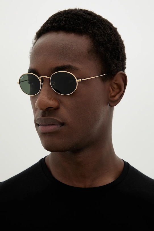 Accessori Ray-Ban occhiali da sole OVAL 0RB3547N.001 oro