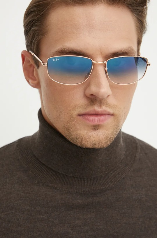 Аксесуари Сонцезахисні окуляри Ray-Ban 0RB3732.92023F золотий