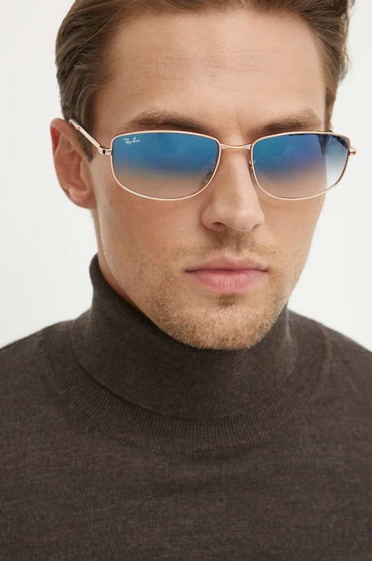 Accesorii Ray-Ban ochelari de soare 0RB3732.92023F aur