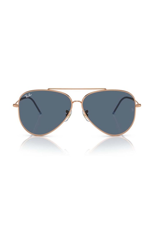 Ray-Ban okulary przeciwsłoneczne AVIATOR REVERSE złoty 0RBR0101S.92023A