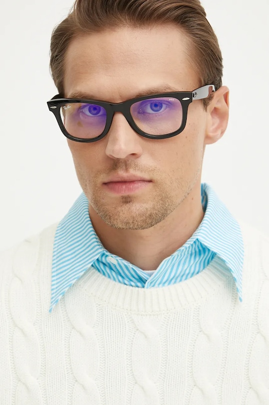 Ray-Ban ochelari de soare WAYFARER geometric transparent 0RB2140