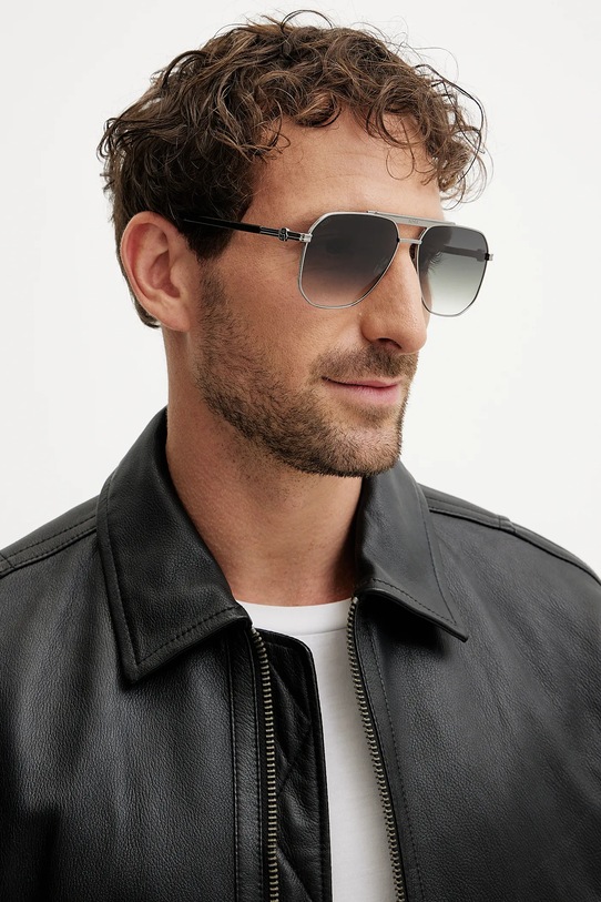 BOSS okulary przeciwsłoneczne 0RB2140 srebrny AA00