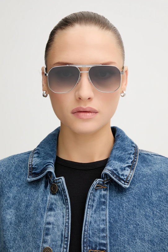 Akcesoria BOSS okulary przeciwsłoneczne 0RB2140 srebrny