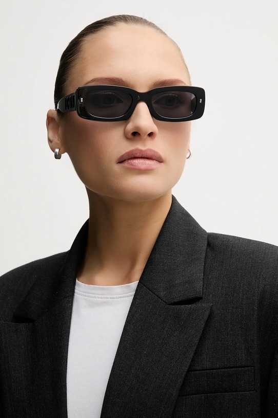 Akcesoria DSQUARED2 okulary przeciwsłoneczne ICON.0020/S czarny
