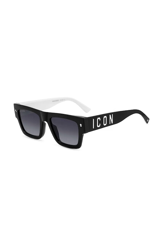 DSQUARED2 okulary przeciwsłoneczne jednolita czarny ICON.0021/S
