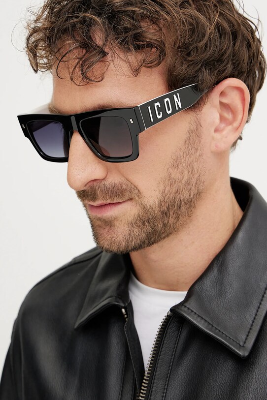 DSQUARED2 okulary przeciwsłoneczne ICON.0021/S czarny AA00