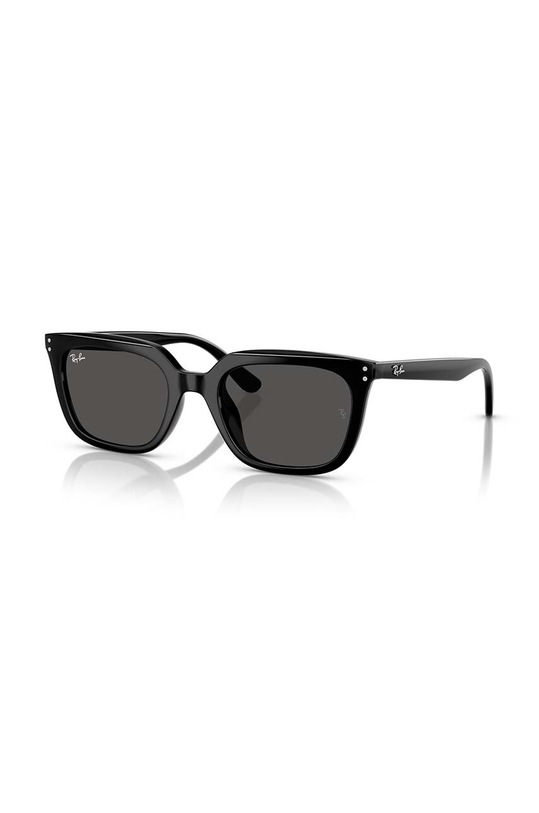 Ray-Ban okulary przeciwsłoneczne prostokątne czarny 0RB4439D.901/87