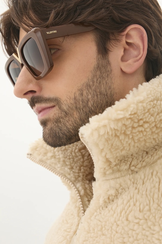 Слънчеви очила Valentino V - GOLD - II VLS.161B кафяв AA00