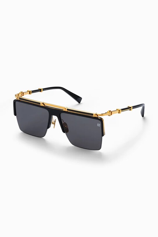 Balmain ochelari de soare TRIOMPHE dreptunghiular negru BPS.168A