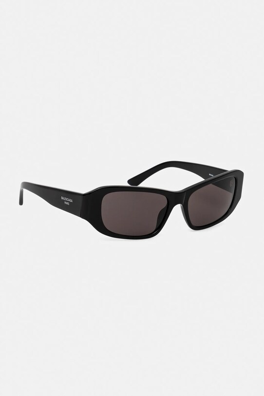 Balenciaga okulary przeciwsłoneczne jednolita czarny BB0365S