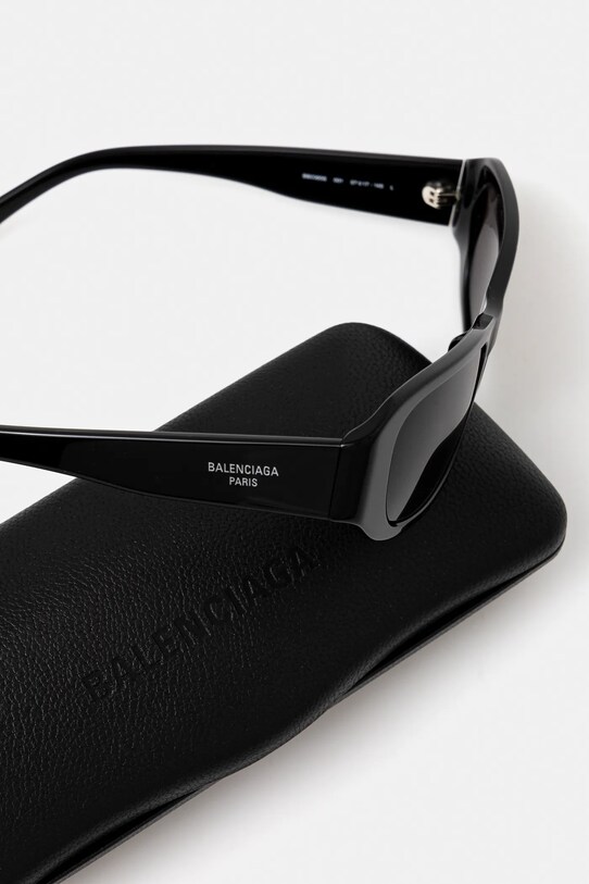 Balenciaga okulary przeciwsłoneczne czarny BB0365S