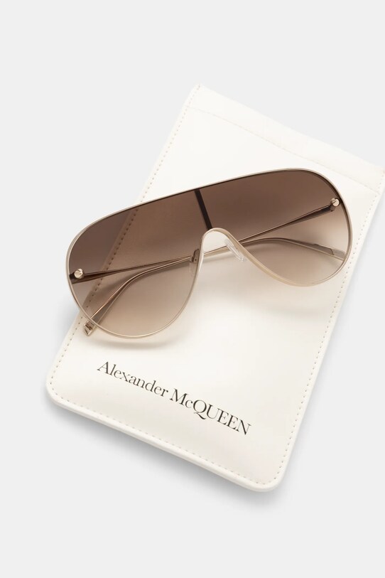 Αξεσουάρ Γυαλιά Alexander McQueen AM0481S χρυσαφί