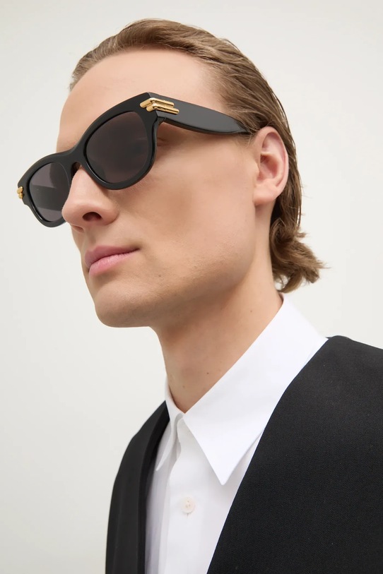Bottega Veneta okulary przeciwsłoneczne BV1323SK czarny