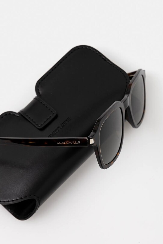 Saint Laurent okulary przeciwsłoneczne brązowy SL.715.SLIM