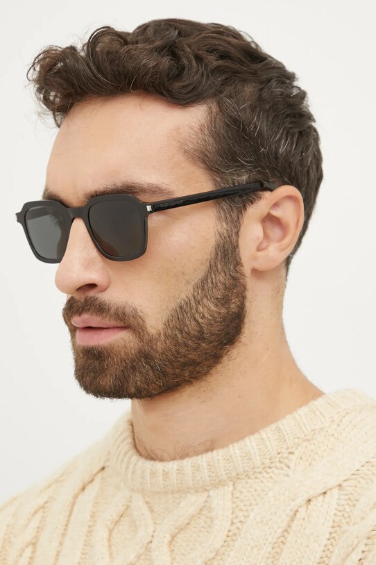 Сонцезахисні окуляри Saint Laurent SL.715.SLIM чорний AA00