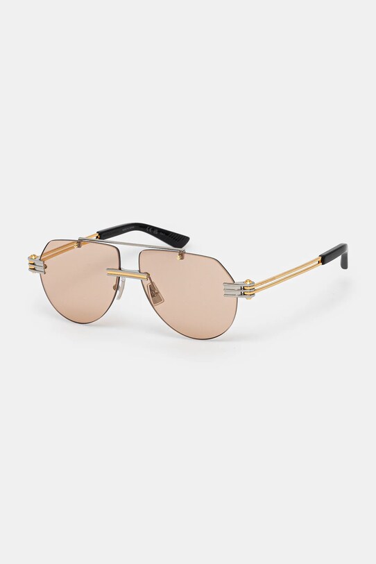 Bottega Veneta ochelari aviator argintiu BV1342S