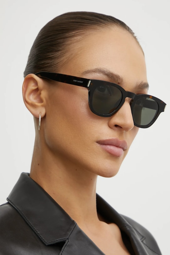 Akcesoria Saint Laurent okulary przeciwsłoneczne SL.746 brązowy