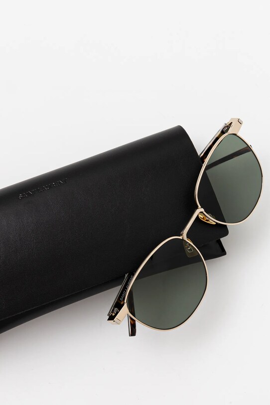 Saint Laurent okulary przeciwsłoneczne złoty SL.747