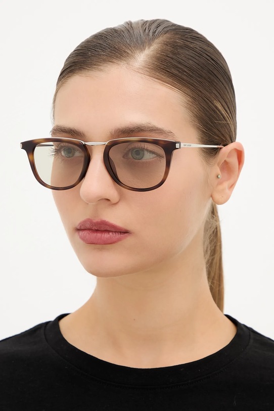 Слънчеви очила Saint Laurent SL.753 кафяв AA00