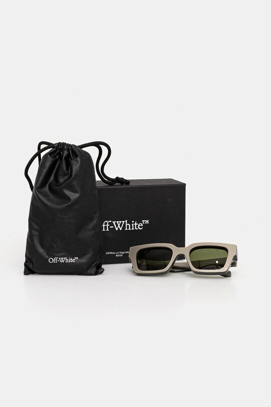 Off-White okulary przeciwsłoneczne beżowy OERI126.536E55