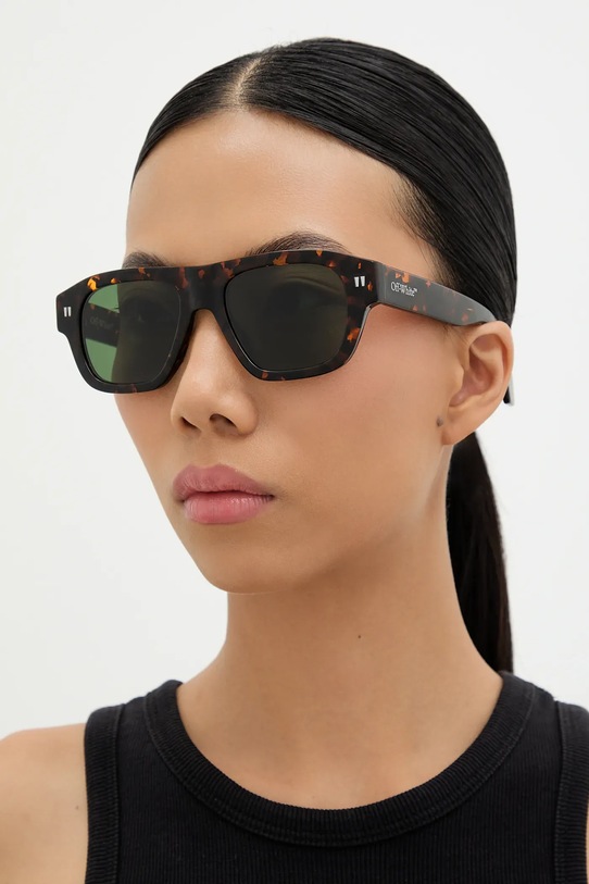 Аксессуары Солнцезащитные очки Off-White OERI134.526055 коричневый