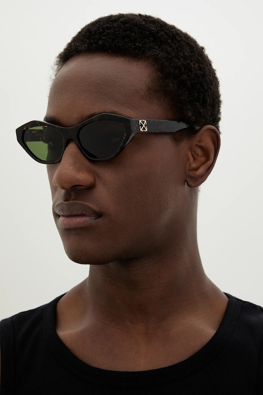 Off-White okulary przeciwsłoneczne OERI13H.566055 czarny AA00