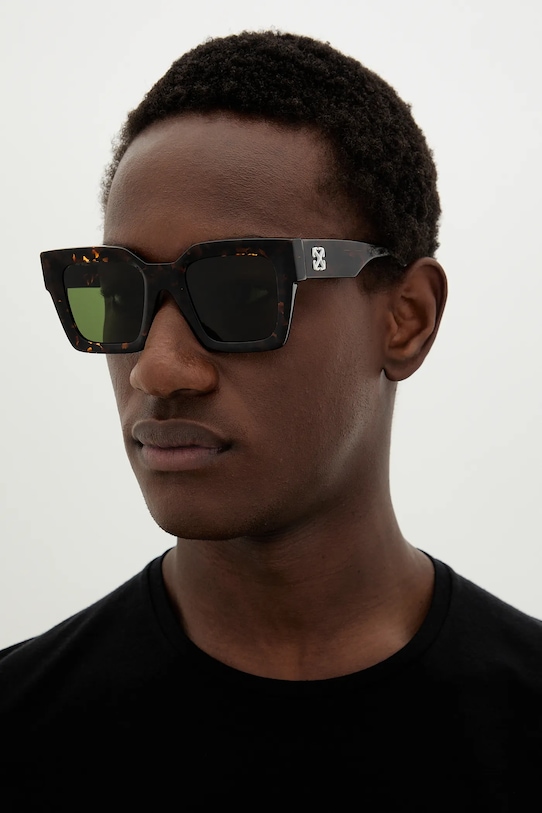 Off-White okulary przeciwsłoneczne OERI13I.506055 czarny AA00