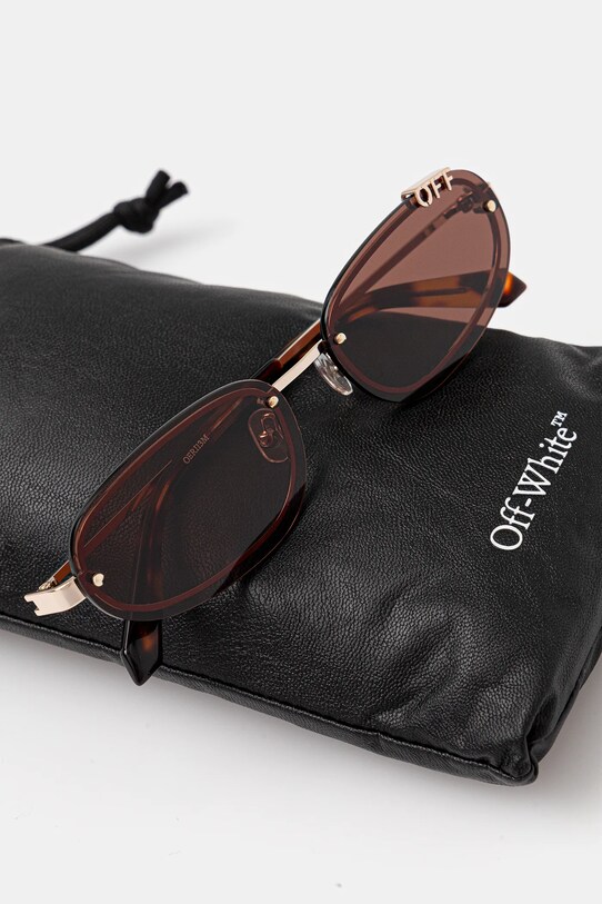 Akcesoria Off-White okulary OERI13M.607664 brązowy