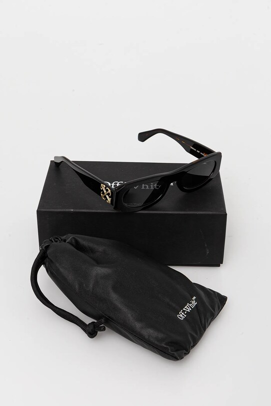 Off-White okulary przeciwsłoneczne czarny OERI13O.541007