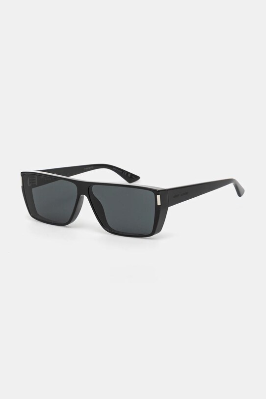 Окуляри Saint Laurent однотонна з деталлю чорний SL.757