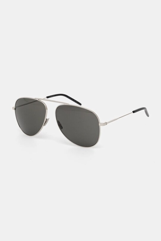 Saint Laurent okulary jednolita srebrny SL.800