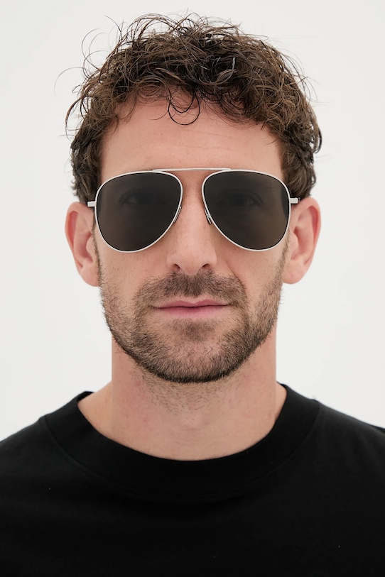 Saint Laurent okulary SL.800 srebrny