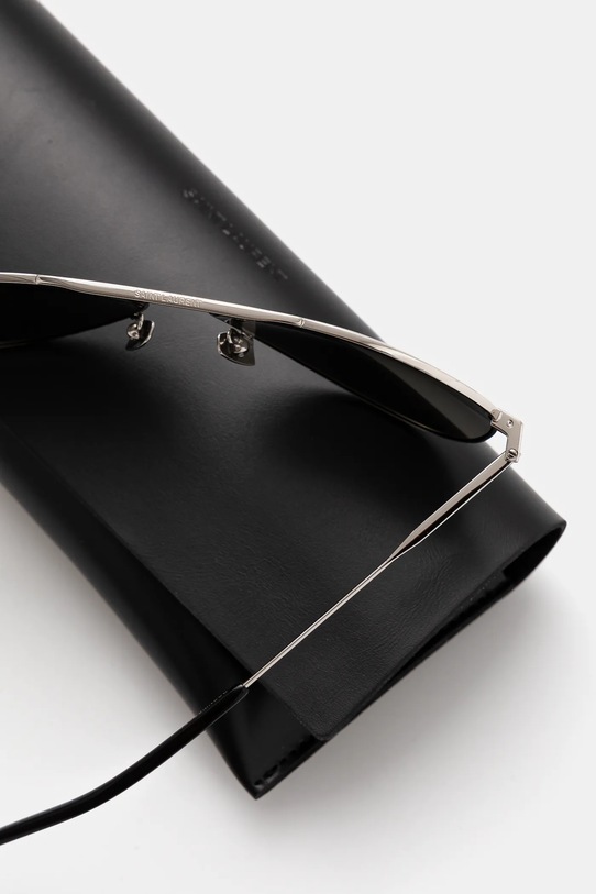 Saint Laurent okulary srebrny SL.800