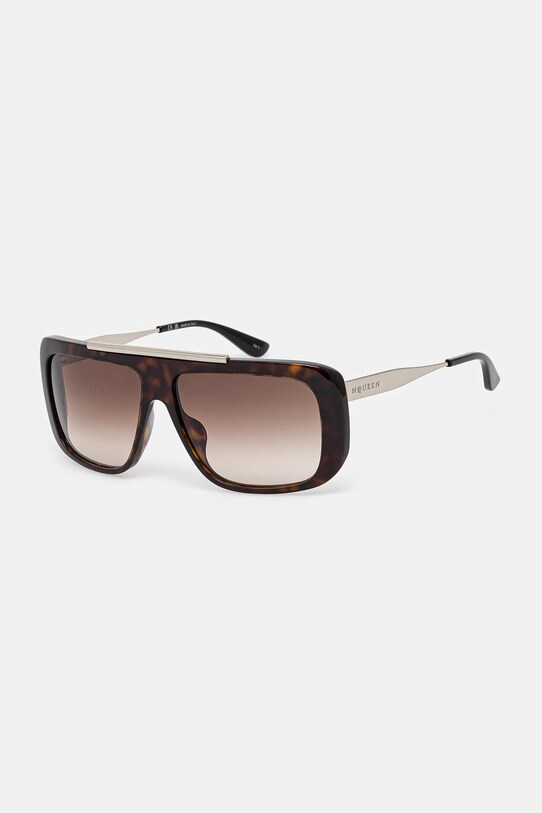 Alexander McQueen occhiali da sole aviator arancione AM0492S