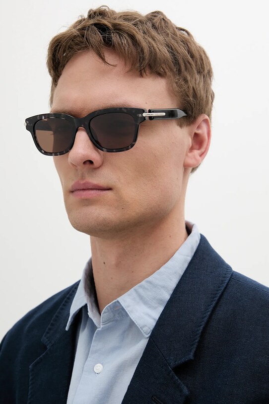 Солнцезащитные очки Alexander McQueen AM0497S оранжевый AA00