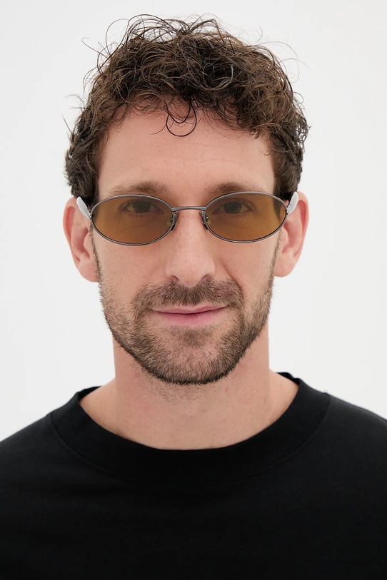 Bottega Veneta okulary przeciwsłoneczne BV1386S żółty AA00